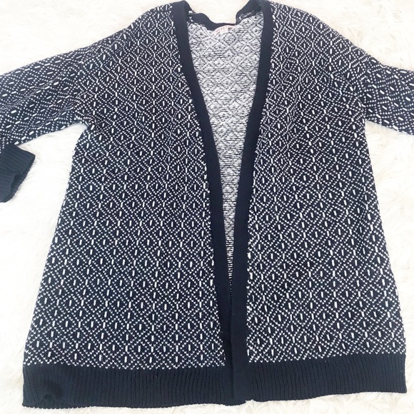 Merona Sweaters - Merona Dark Navy Open Knit Cardigan Sweater